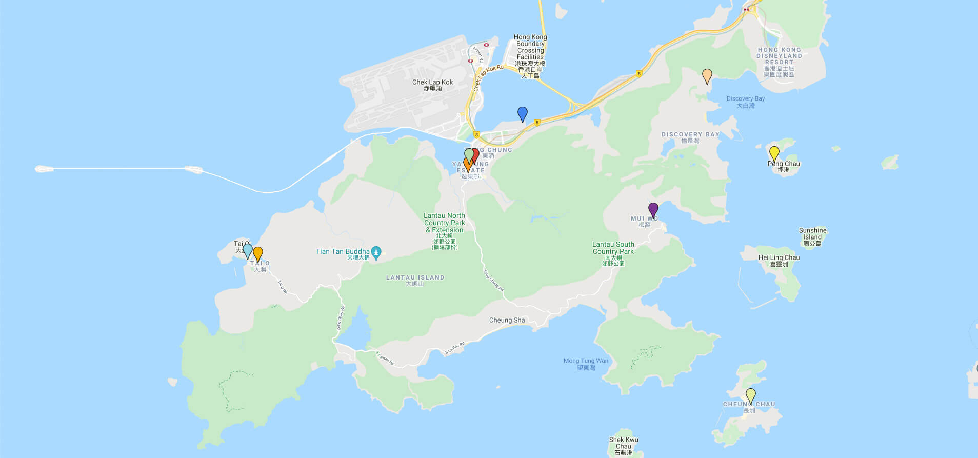Islands DHC Express Locations