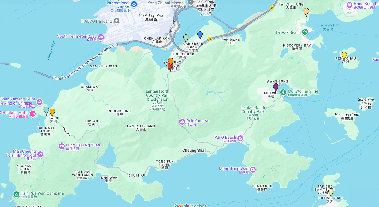 離島地區康健站服務地點